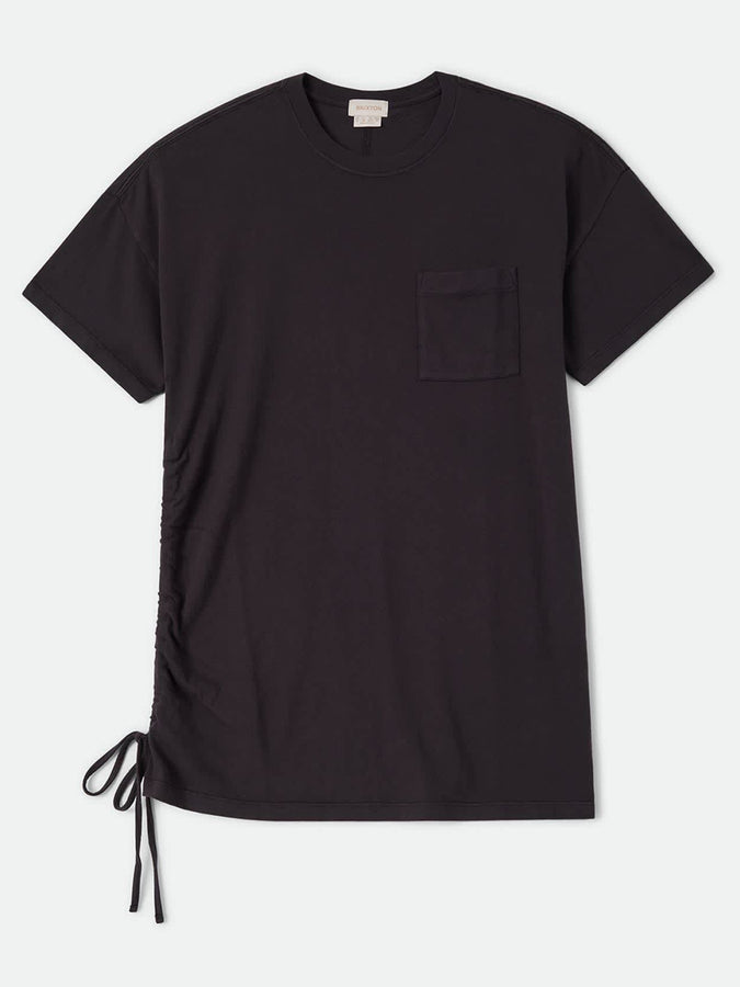 Brixton Carefree Organic Garment Dye Cinch Dress Fall 2026 | BLACK