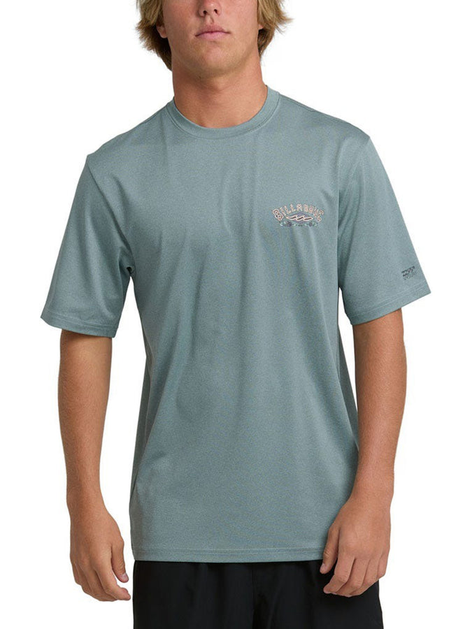 Billabong Heritage Short Sleeve Rashguard Spring 2026 | SEA BLUE (SEA)