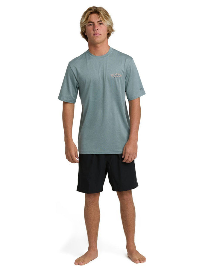 Billabong Heritage Short Sleeve Rashguard Spring 2026 | SEA BLUE (SEA)