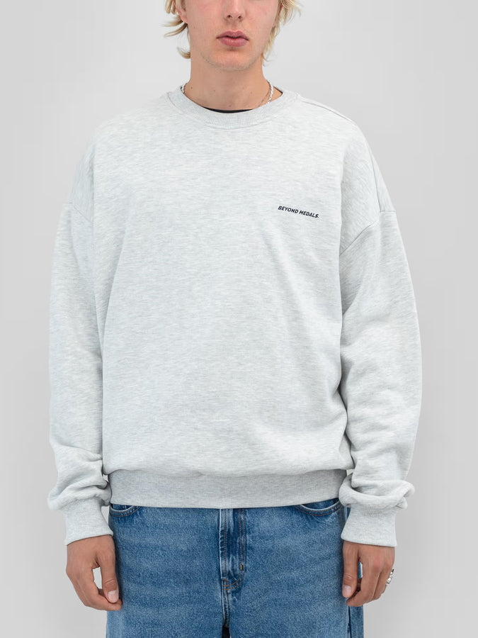 Beyond Medals Liquid Crewneck Sweatshirt Holiday 2025 | GREY