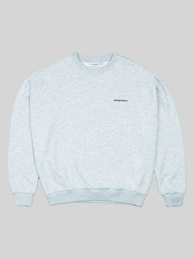 Beyond Medals Liquid Crewneck Sweatshirt Holiday 2025 | GREY
