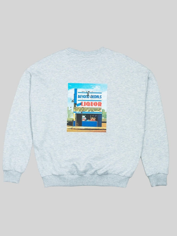 Beyond Medals Liquid Crewneck Sweatshirt Holiday 2025 | GREY