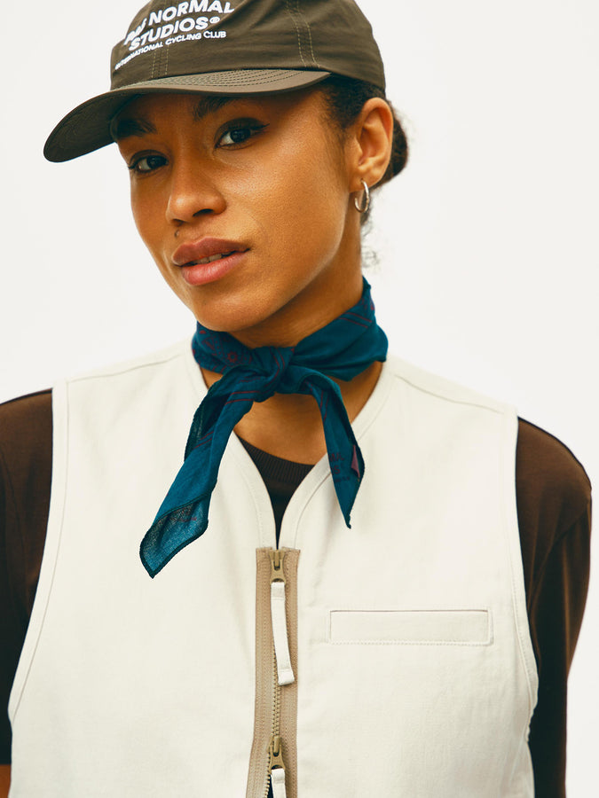 Pas Normal Studios Off-Race Bandana Fall 2026 | AQUA BLUE