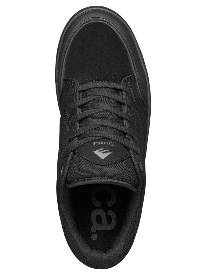 Emerica Heritic Black/Black Shoes Spring 2024 | BLACK/BLACK (003)