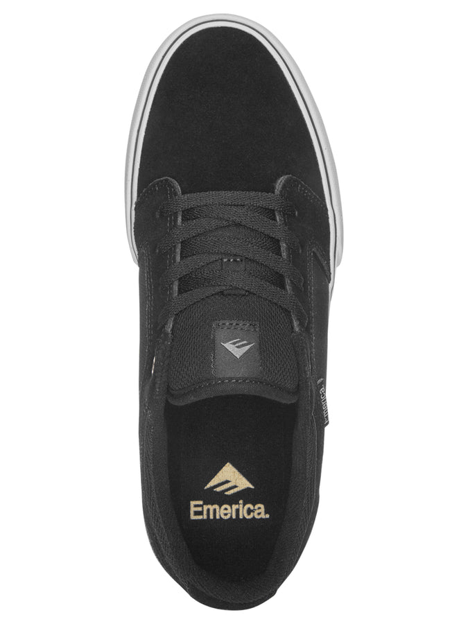 Emerica Cadence Black/White/Gold Shoes Spring 2024 | BLACK/WHITE/GOLD (715)