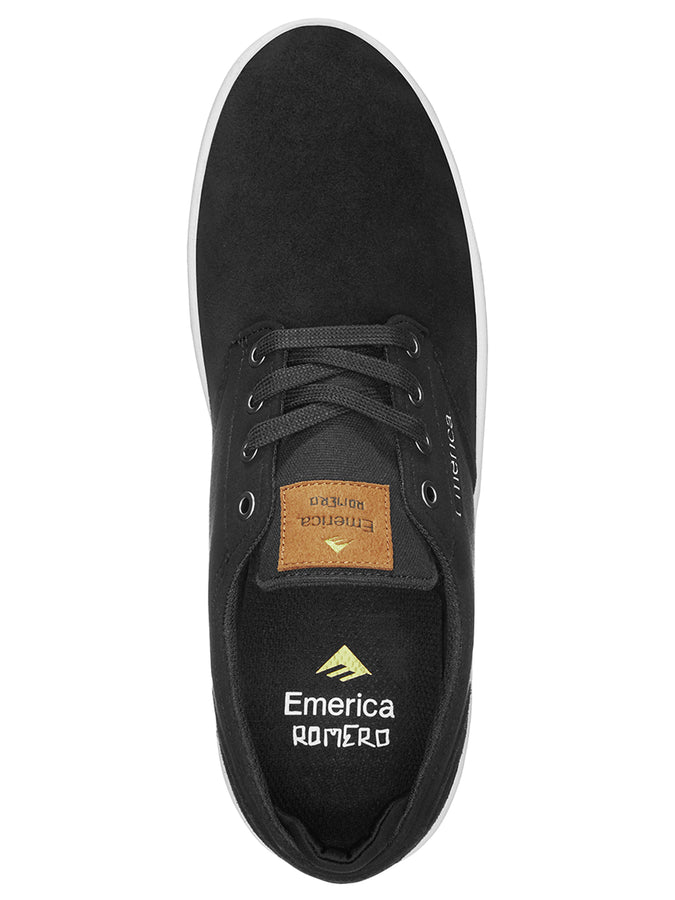 Emerica Romero Laced Black/White Shoes Spring 2024 | BLACK/WHITE (976)