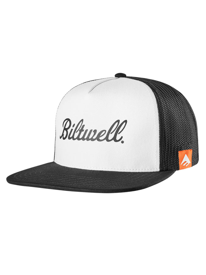 Emerica x Biltwell Trucker Snapback Hat Fall 2023 | BLACK (001)