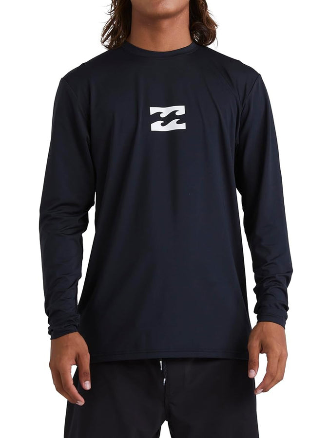 Billabong All Day Wave Long Sleeve Rashguard Spring 2026 | BLACK (BLK)