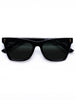 Bellatrix Black/Green Mono Sunglasses