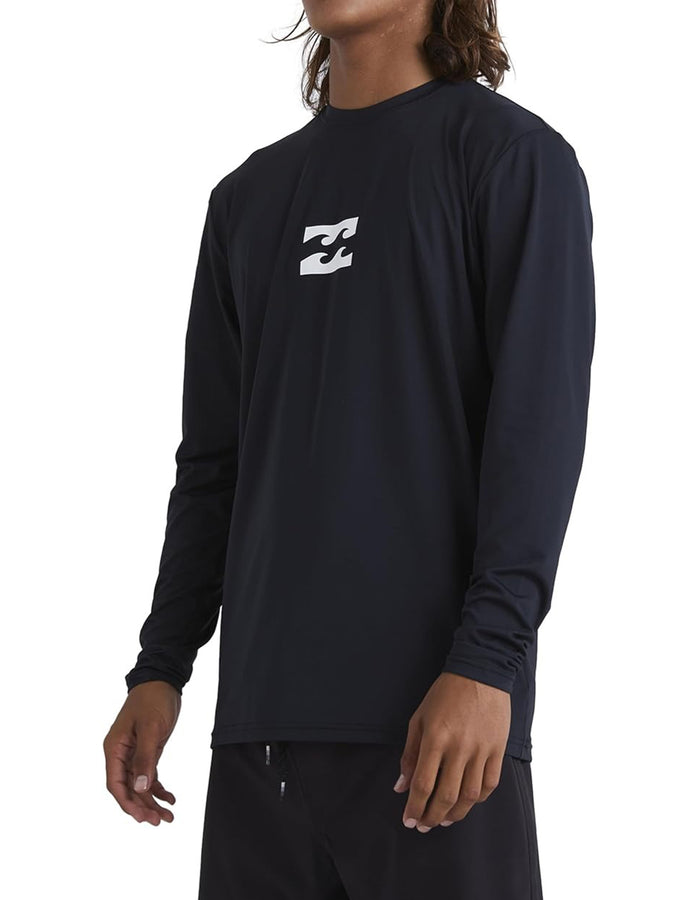 Billabong All Day Wave Long Sleeve Rashguard Spring 2026 | BLACK (BLK)