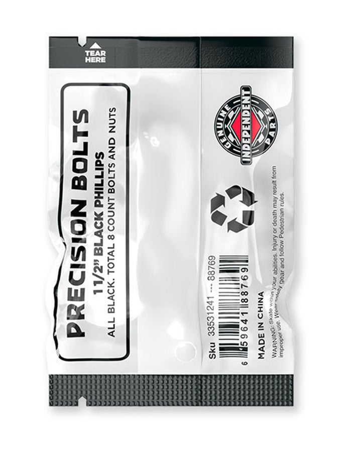 Independent Precision Phillips 1.5'' Bolts | BLACK