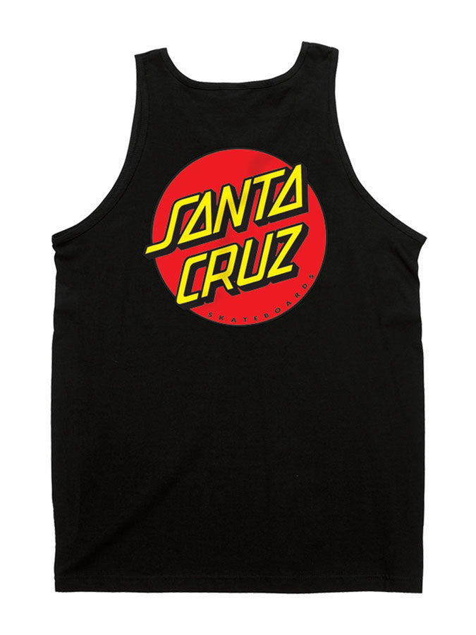 Santa Cruz Classic Dot Tank Top | BLACK