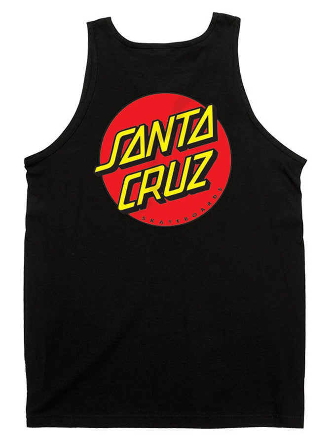 Santa Cruz Classic Dot Tank Top Summer 2024 | BLACK