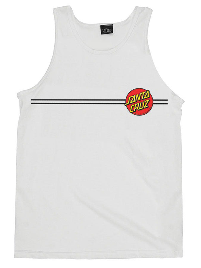 Santa Cruz Classic Dot Tank Top Summer 2024 | WHITE