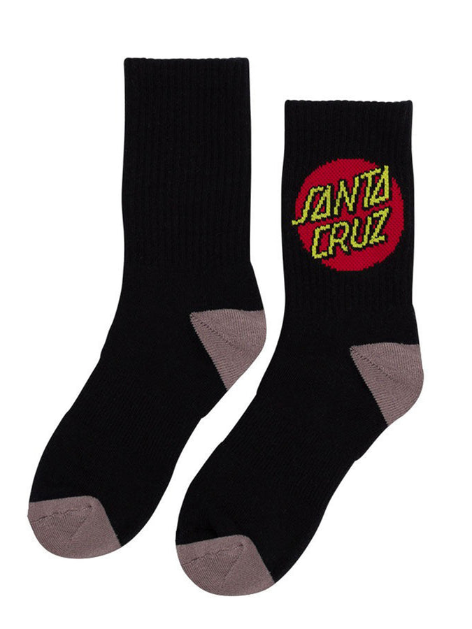 Santa Cruz Cruz 4 Pack Socks | BLACK