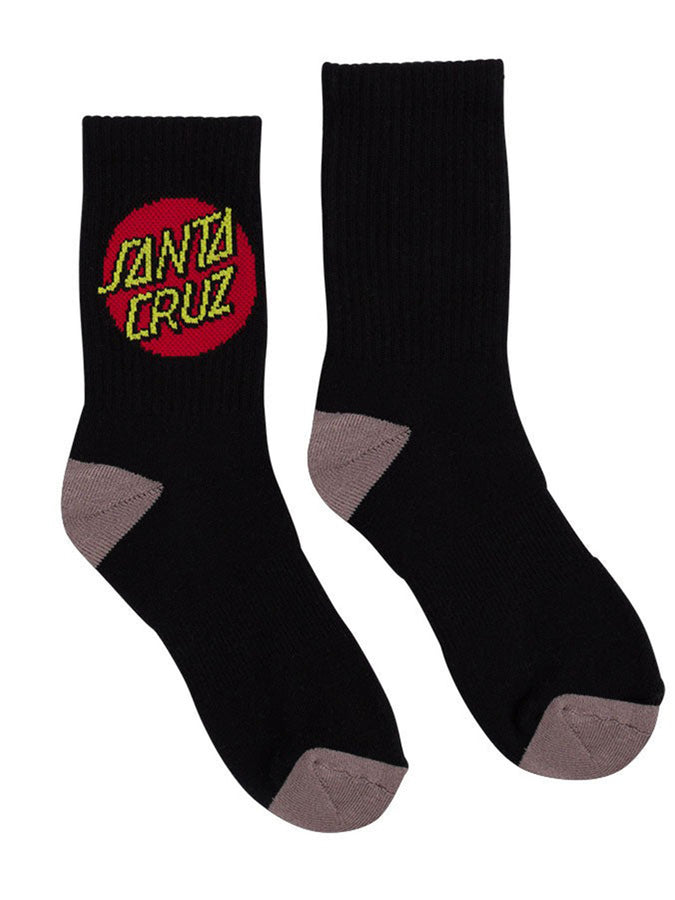 Santa Cruz Cruz 4 Pack Socks | BLACK