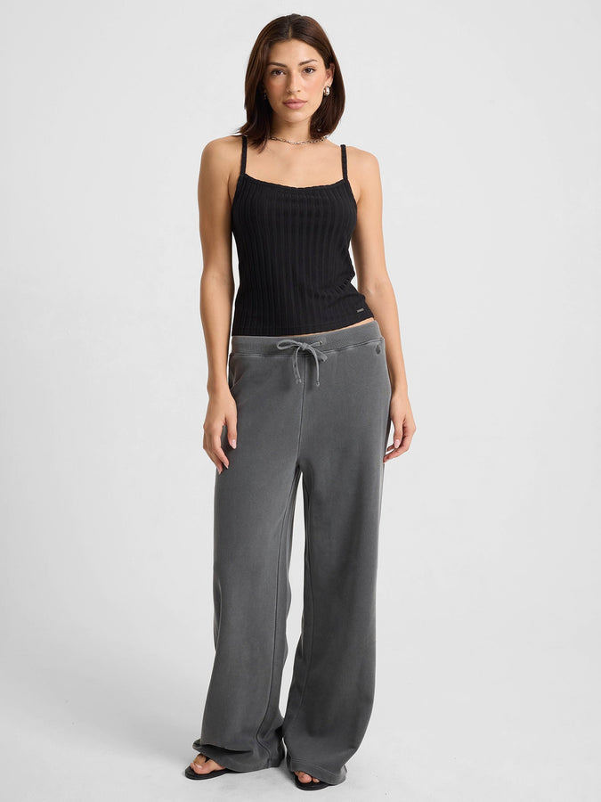 Volcom Lived In Rib Tank Top Spring 2026 | VINTAGE BLACK (VNBLK)