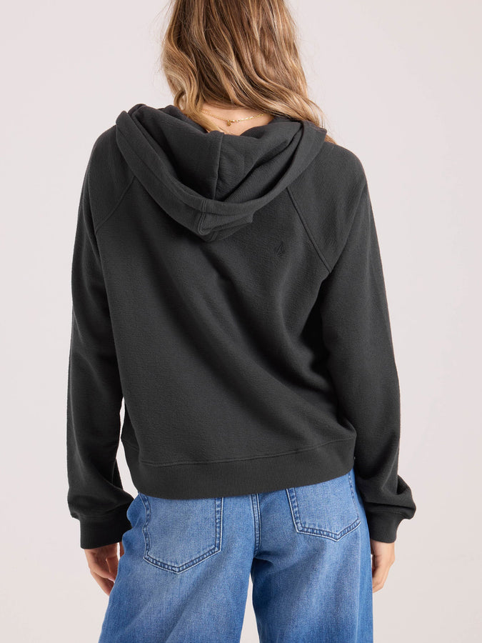 Volcom Lived In Fleece Zip Spring 2026 | VINTAGE BLACK (VBK)