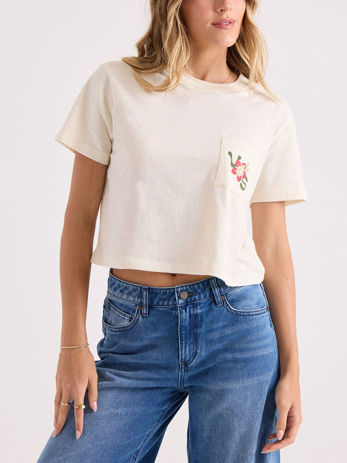 Volcom Bite Club PKT Dial T-Shirt Fall 2026 | VINTAGE WHITE (VWH)