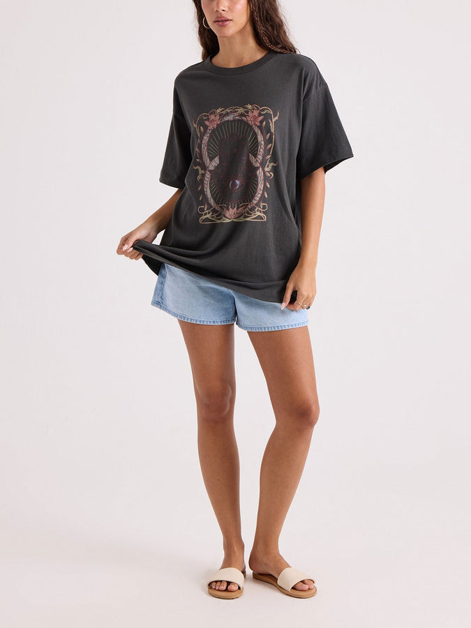 Volcom Gatekeeper Stones Throw T-Shirt Fall 2026 | VINTAGE BLACK (VBK)