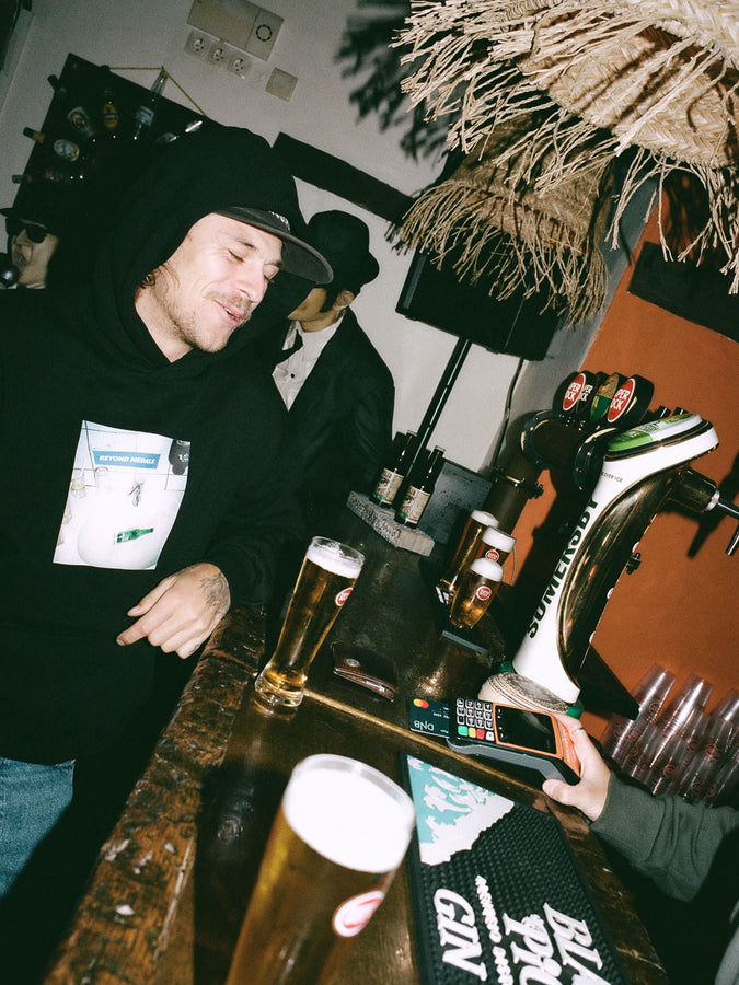 Beyond medals Bottle Hoodie Spring 2026 | BLACK