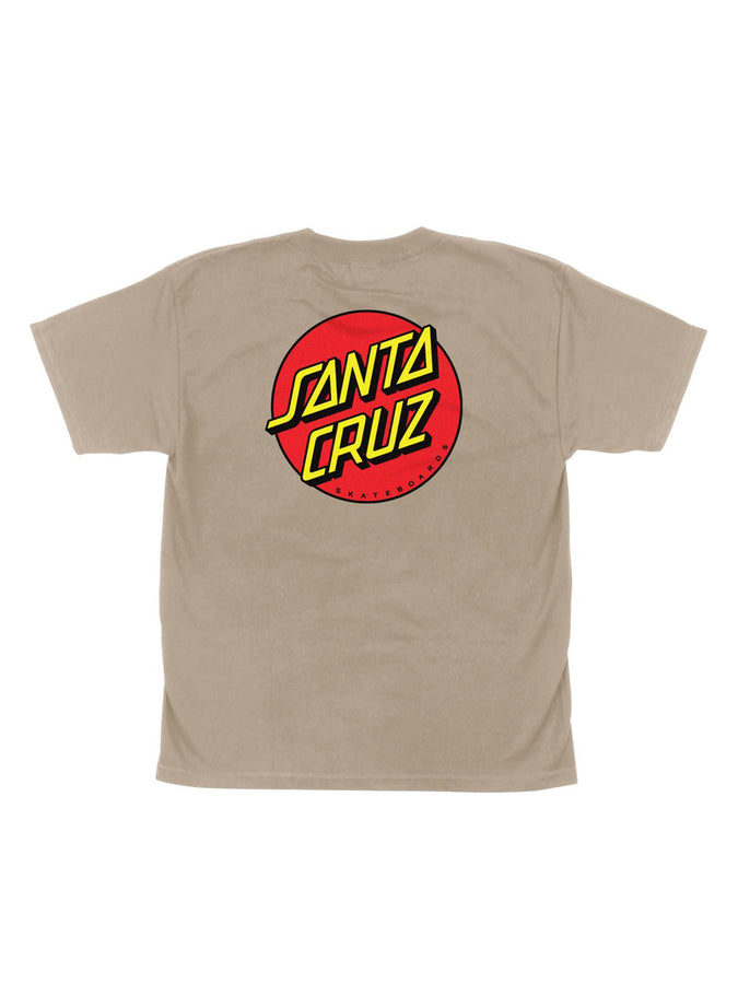 Santa Cruz Classic Dot Short Sleeve T-Shirt Summer 2024 | SAND