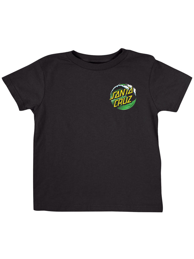 Santa Cruz Wave Dot T-Shirt | BLACK