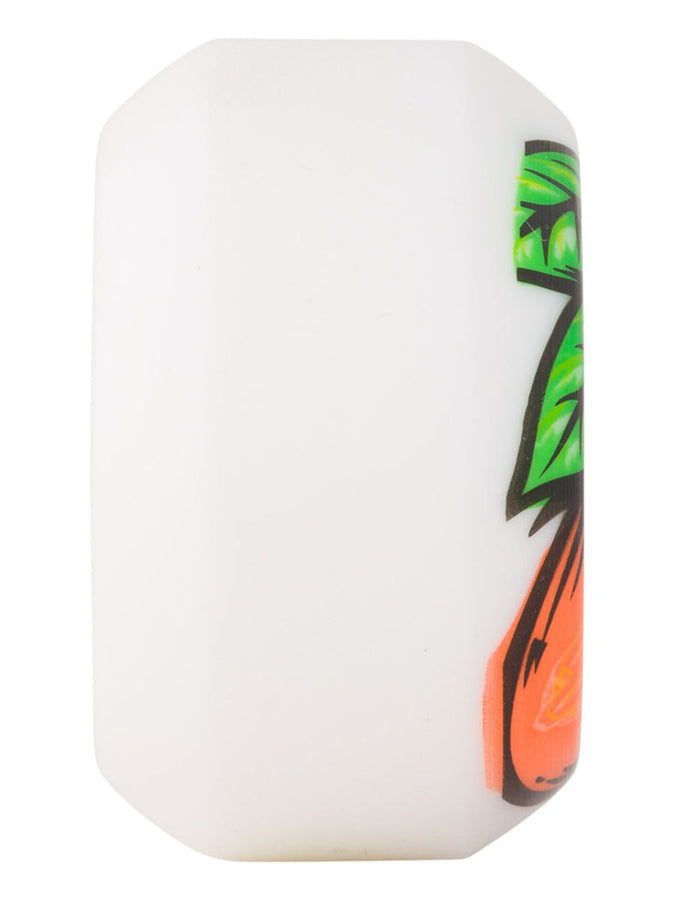 Oj's From Concentrate White/Orange 54mm Skateboard Wheels | WHITE