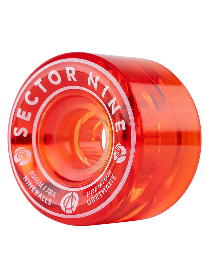Sector 9 Nine Ball Red 65mm Skateboard Wheels | RED