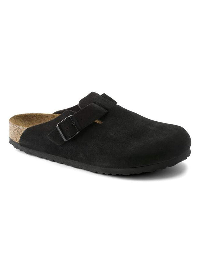 Birkenstock Boston Soft Footbed Suede N Black Shoes Spring 2026 | BLACK
