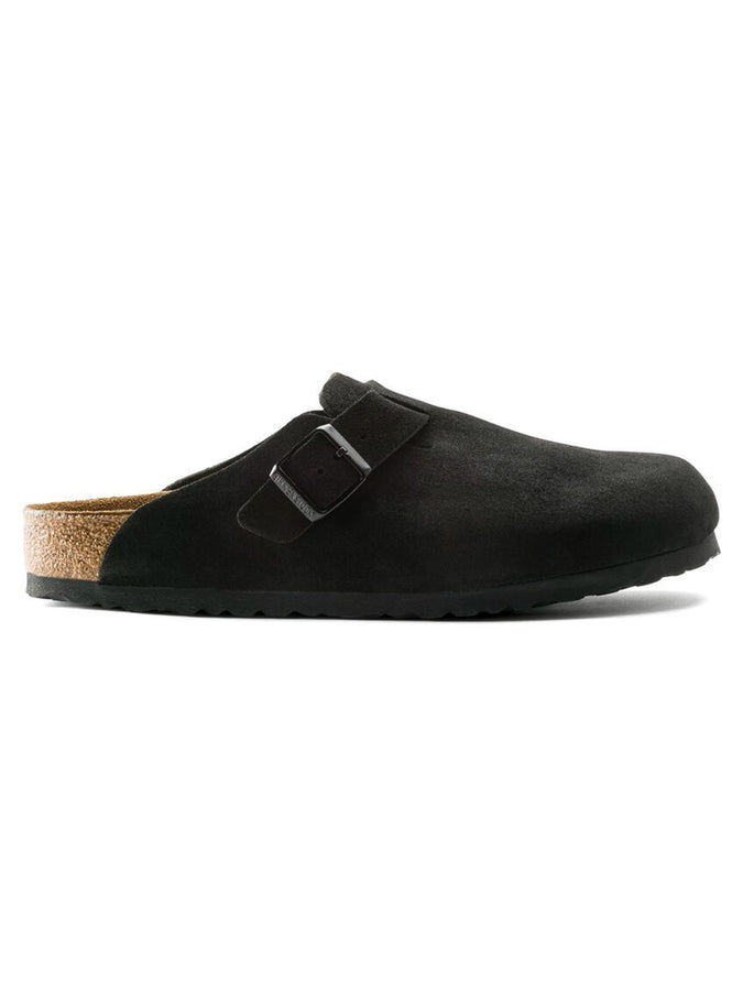 Birkenstock Boston Soft Footbed Suede N Shoes Spring 2024 | BLACK