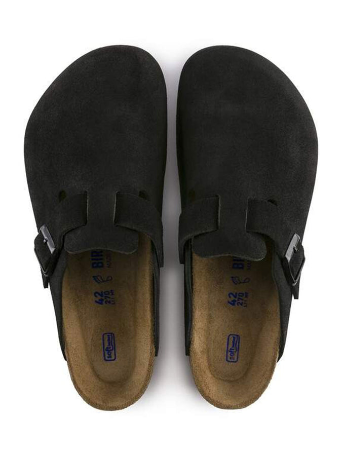 Birkenstock Boston Soft Footbed Suede N Black Shoes Spring 2026 | BLACK