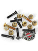 Independent Precision Phillips 7/8'' Black/Gold Bolts