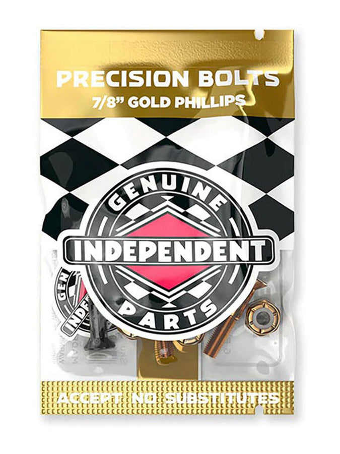 Independent Precision Phillips 7/8'' Black/Gold Bolts | BLACK/GOLD