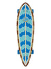 Santa Cruz Long Pintail Stipple Wave Dot Coomplete Cruiser