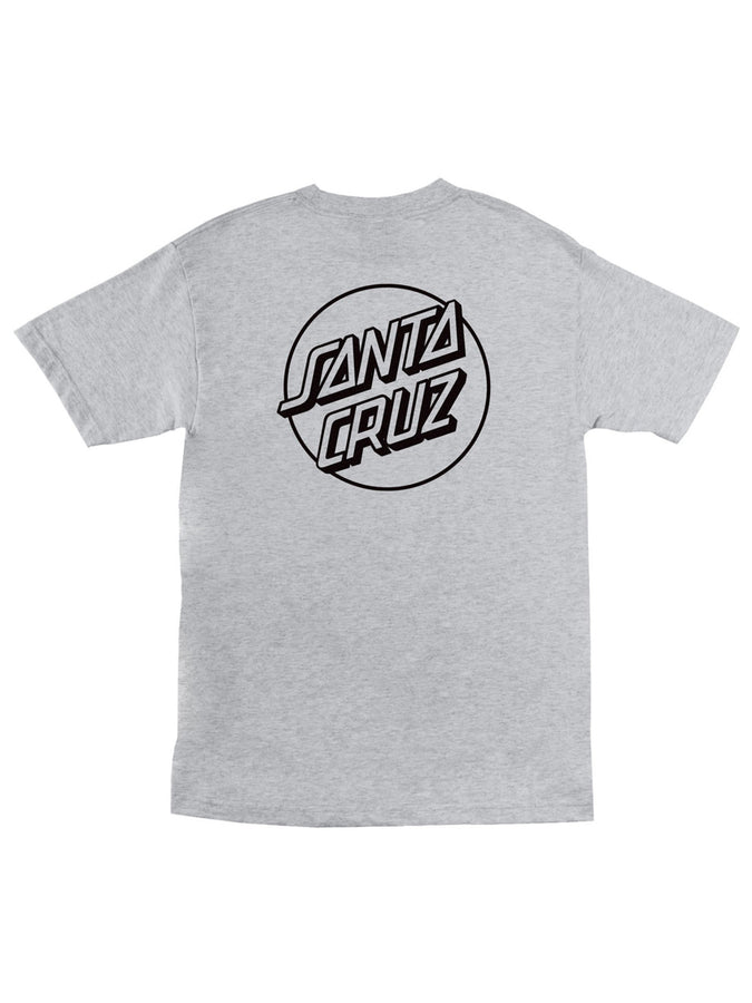 Santa Cruz Opus Dot T-Shirt | HEATHER GREY/BLACK