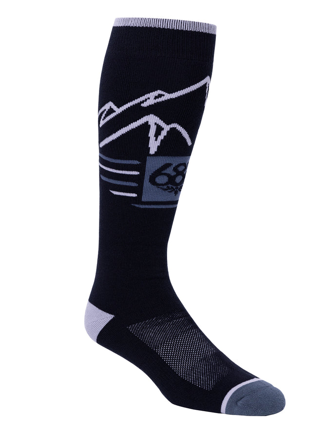 686 Mountain Scape 3 PackSnowboard Socks 2024 | ASSORTED (AST)