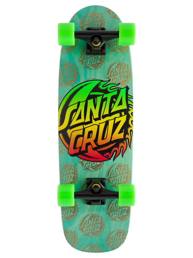 Santa Cruz Court Street Eclipse Dot 8.79’’ X 29.05’’ Complete Cruiser | GREEN