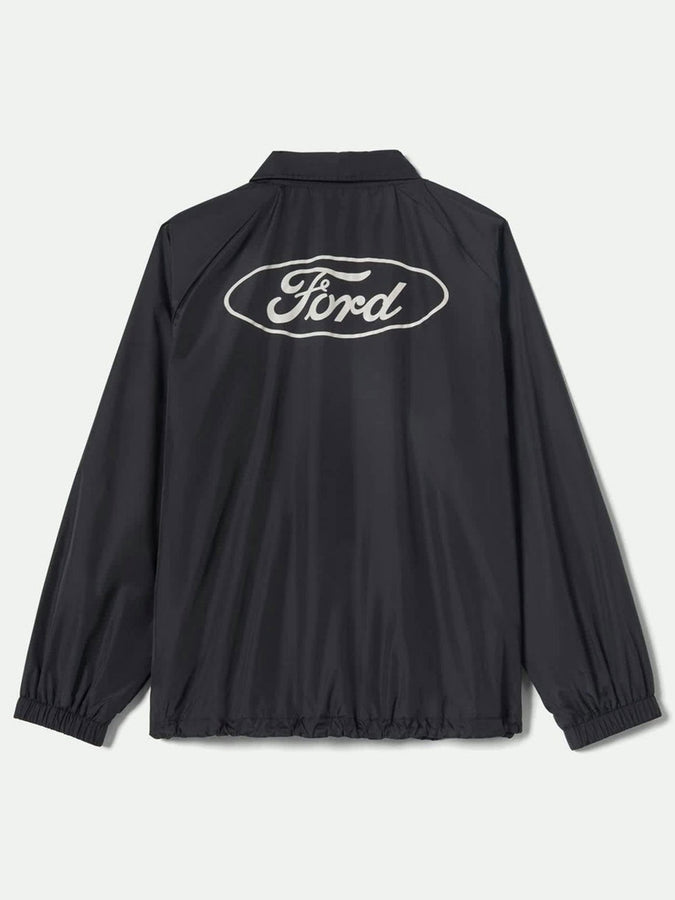 Brixton x Ford Built Tough Windbreaker Jacket Fall 2025 | BURNT RUBBER