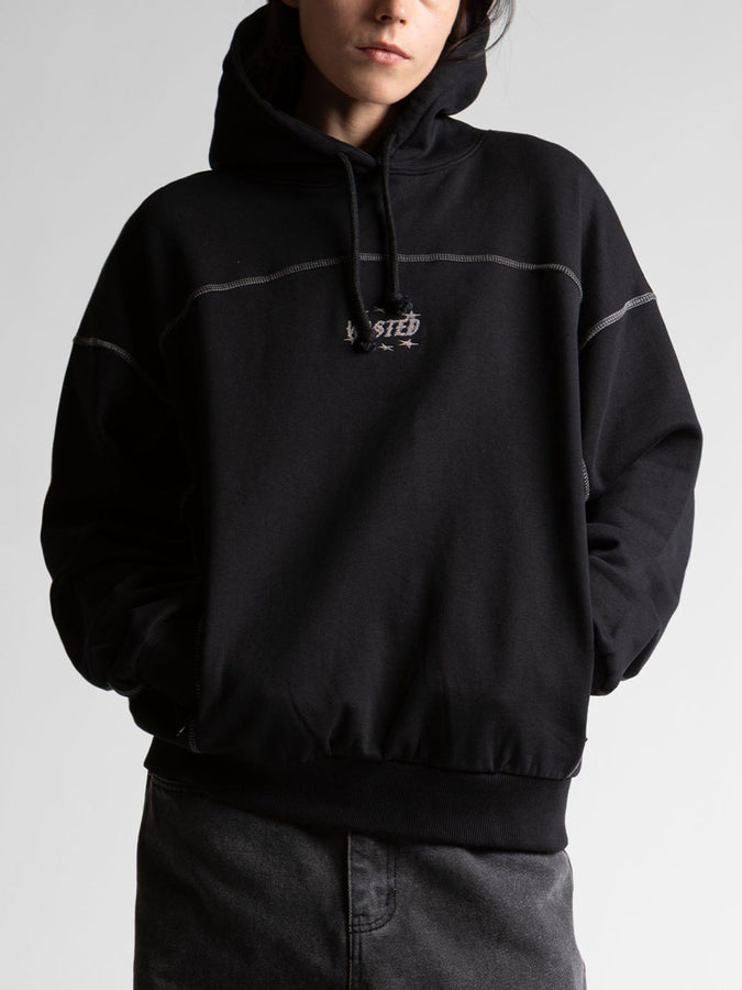 Wasted Paris Vesper Boxy Hoodie Holiday 2026 | BLACK