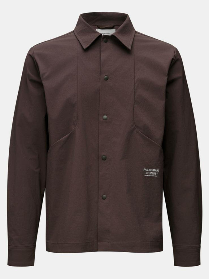 Pas Normal Studios Off-Race Tech Overshirt Jacket Spring 2026 | DARK PURPLE