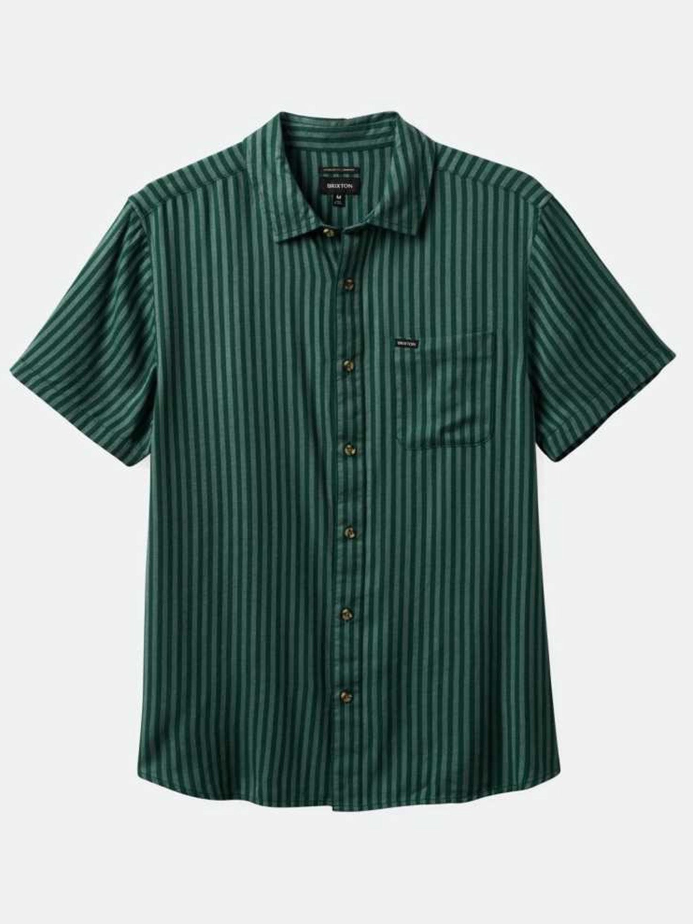 Brixton Charter Herringbone Buttondown Shirt Summer 2024