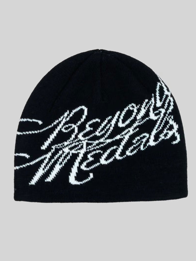 Beyond Medals Jacquard Logo Beanie | BLACK