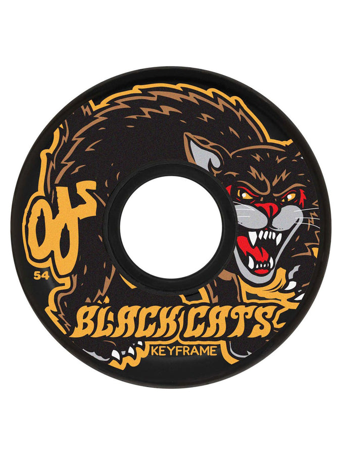 OJ Wheels Black Cats Keyframe Skateboard Wheels | BLACK