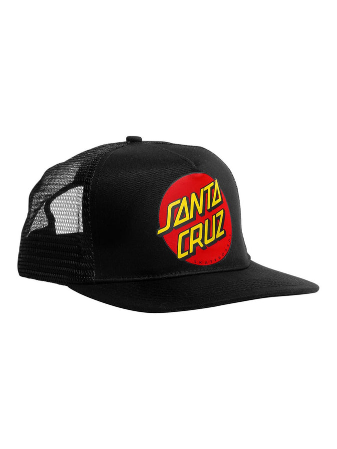 Santa Cruz Classic Dot Trucker Hat | BLACK