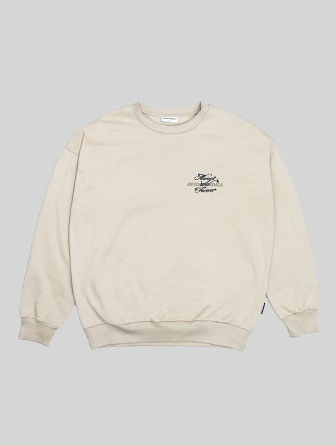 Beyond Medals Forever Crewneck Sweatshirt Holiday 2026 | BEIGE