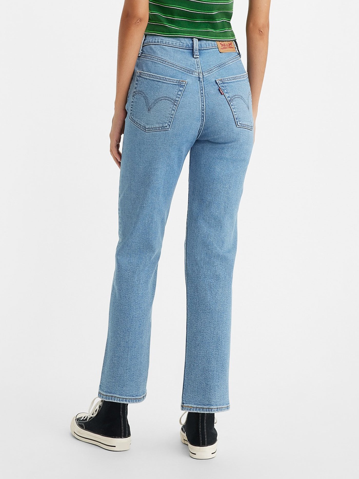 Levi's - Ribcage Straight Ankle Jeans - Faint Hearted – 88 Jeans