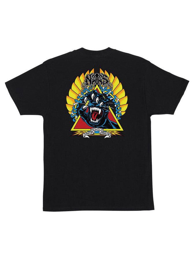 Santa Cruz Natas Screaming Panthers T-Shirt Spring 2024 | BLACk