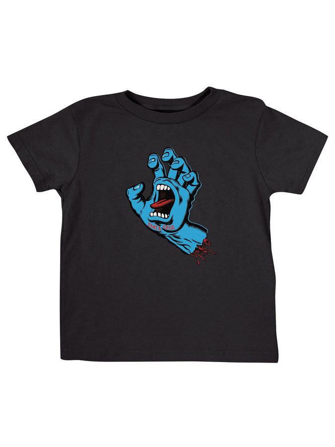 Santa Cruz Screaming Hand Front T-Shirt Spring 2026 | BLACK