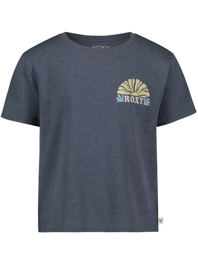 Roxy Free Your Mind T-Shirt (Kids 2-7) Fall 2026 | VINTAGE INDIGO HEATHER (407)